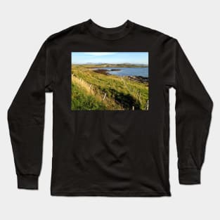 Looking across to the crofting village of Ullinish on the west coast of Skye Long Sleeve T-Shirt